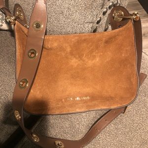Michael Kors seude crossbody bag